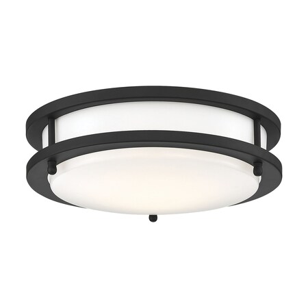 Nuvo Lighting Glamour LED 10 in. Flush Mount - Black - CCT Select 3/4/5K 62/1735